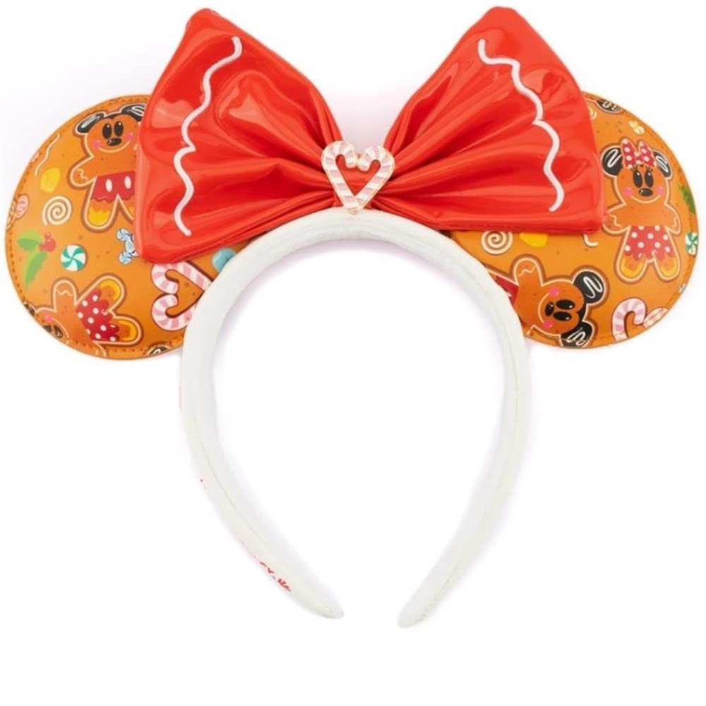 Loungefly Disney Minnie Mouse Gingerbread Headband With Dustbag - Picture 1 of 8
